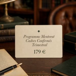 Programme Mentorat Cadres Confirmés Trimestral