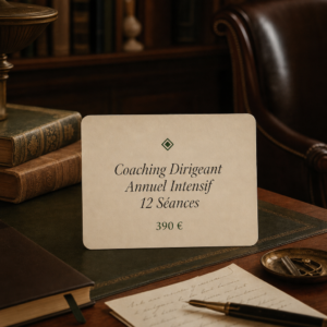 Coaching Dirigeant Annuel Intensif 12 Séances