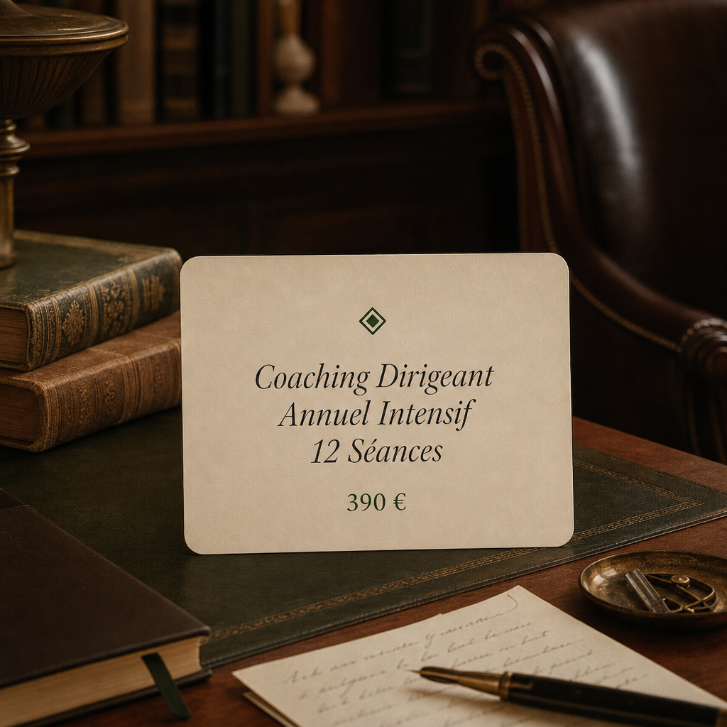 Coaching Dirigeant Annuel Intensif 12 Séances